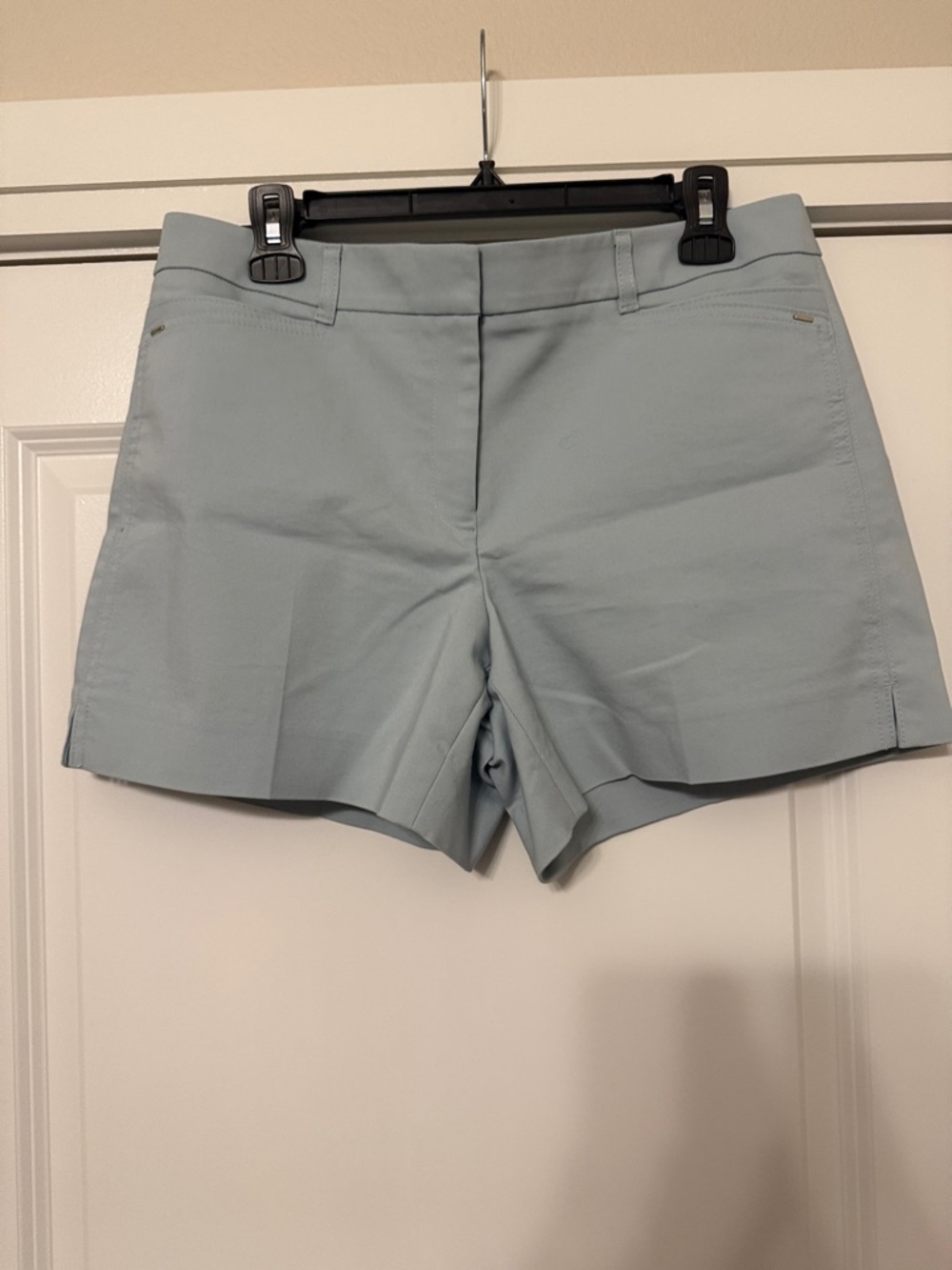 White House Black Market Light Blue Tailored Dress Shorts